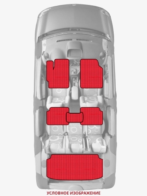 ЭВА коврики «Queen Lux» комплект для Honda City (1G)