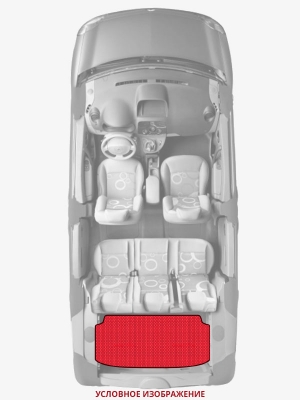 ЭВА коврики «Queen Lux» багажник для Honda City (1G)